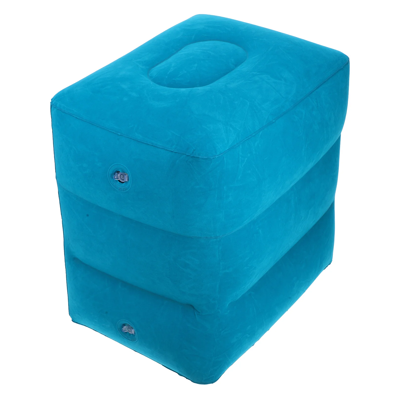 

Inflatable Footrest Cushion Soft Supportive Travel Essentials Airplane Footrest Pillow Leg Rest Pillow Travel Accessory
