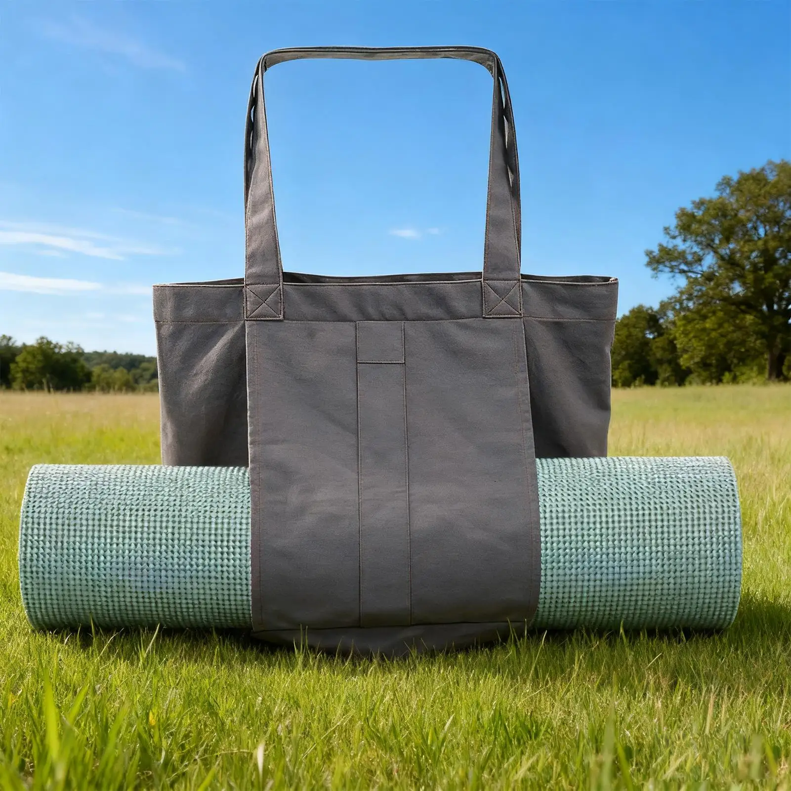 Yoga Bag for Women Lightweight Towel Pad Holder Yoga Gym Bag for Exercise Workout Pilates Home Travel Fitness Dance Room Nursing