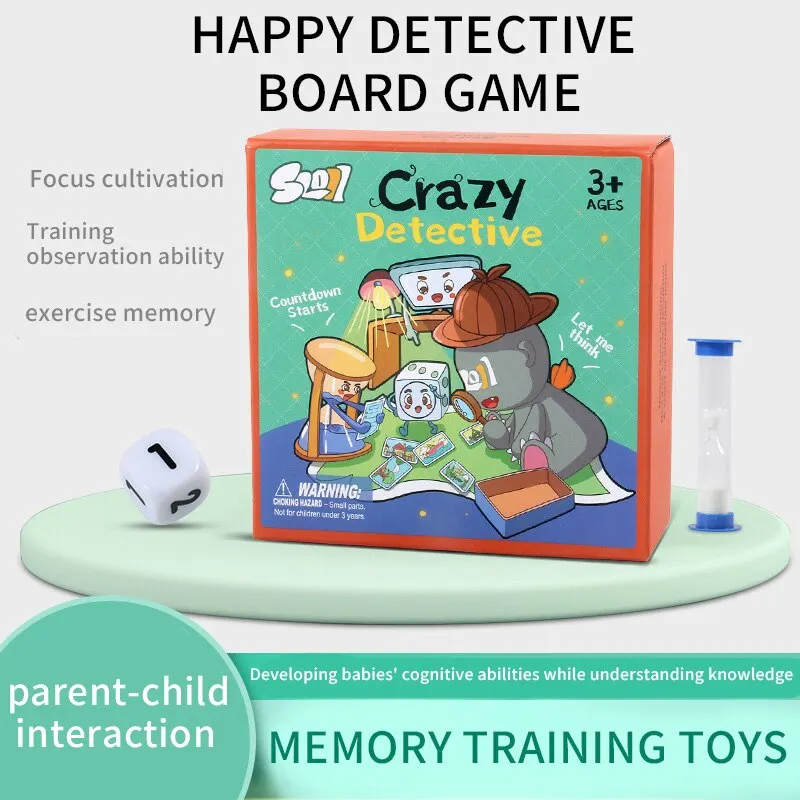 Little Detective Parent-Child Interaction, Crazy Little Detective Early Education, Preliminary Logical Thinking Training