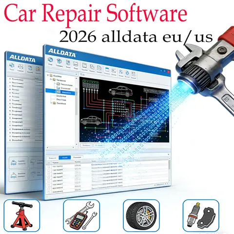 2027 Newest Online Account Repair Software for Alldata EU Car Data for Workshop Wiring Diagram Support Mobile  PC Login