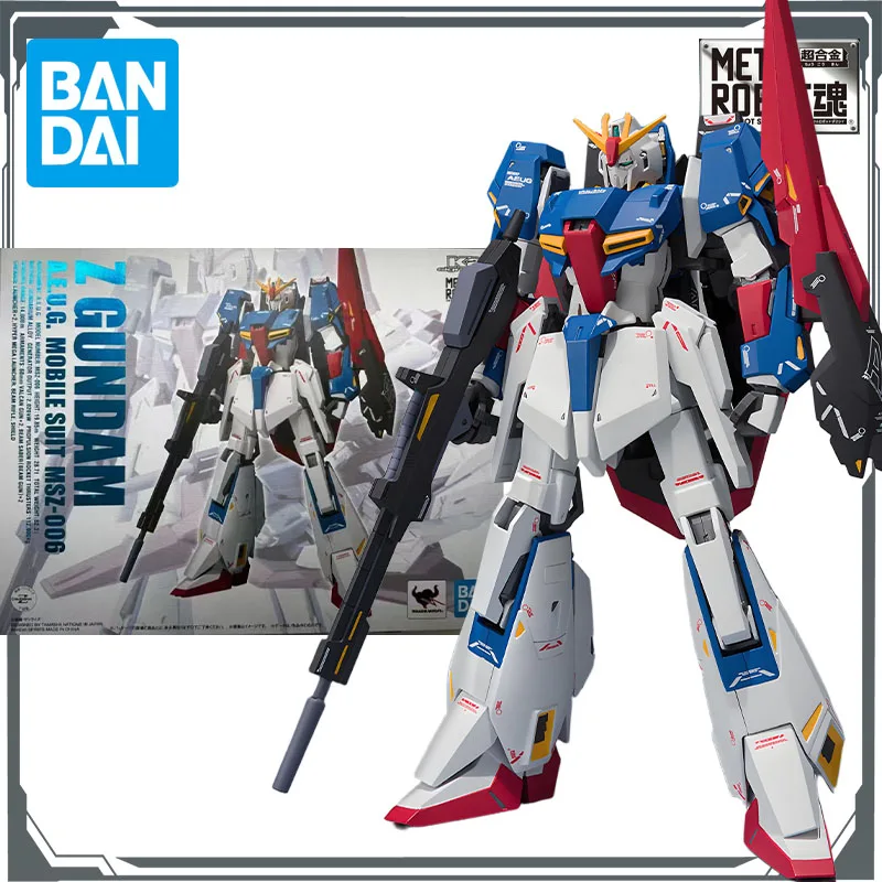 

Bandai Original Mobile Gundam METAL ROBOT Z GUNDAM A.E.U.G. MOBILE SUIT MSZ - 006 Anime Action Figures Toys for Boys Gift Model