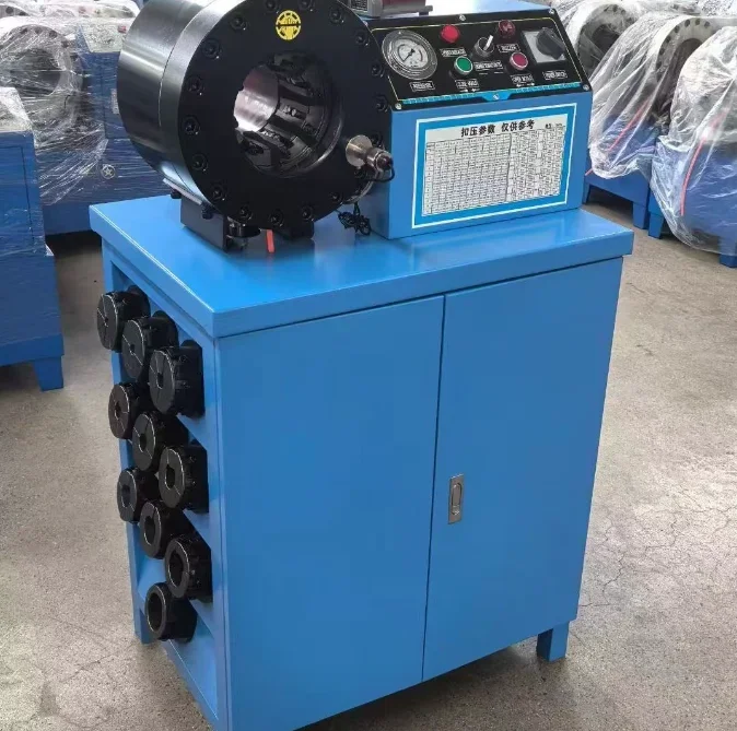 Customized Vertical 1/4 To2-inch Hydraulic Pipe Crimping Machine For Bathroom Pipes,multi-function Shrinking And Cutting Machine