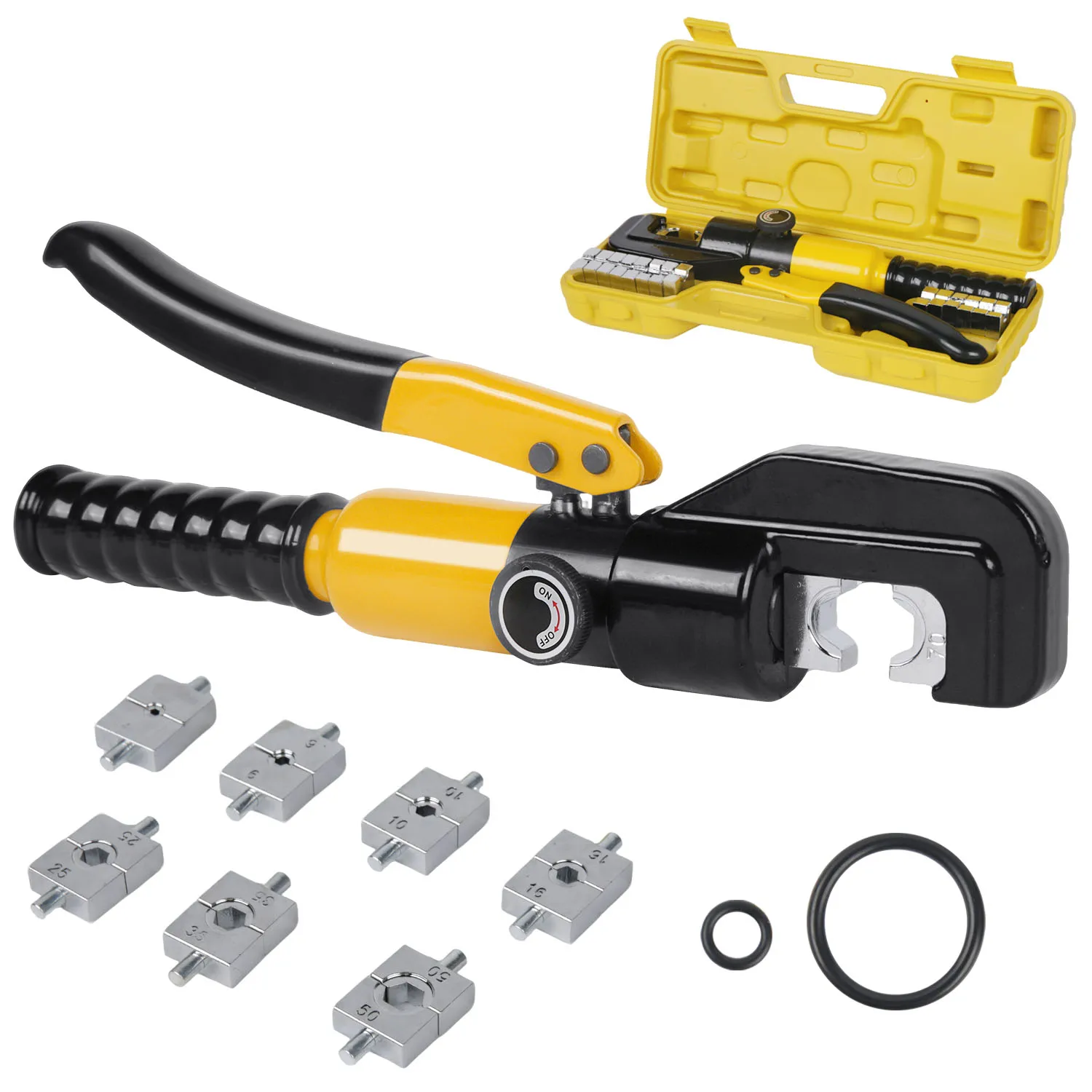 Herramientas de prensado hidráulico de YQK-70, alicates de prensado de terminales de Cable 8T, herramienta de compresión hidráulica manual, herramienta de Cable de Terminal eléctrico