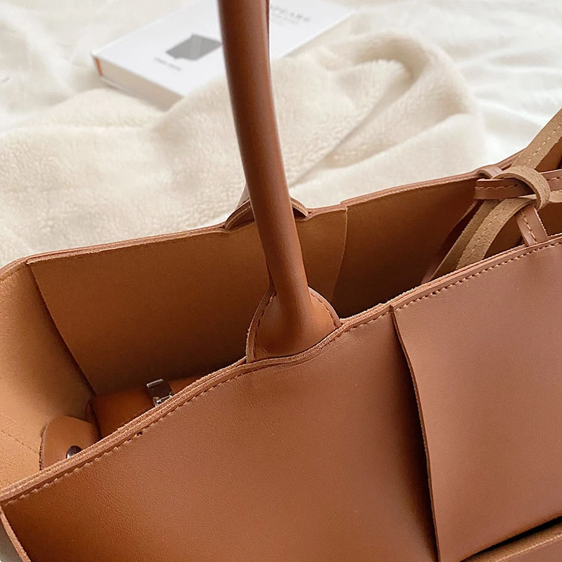 حقيبة كروس نسائية فاخرة من الجلد الطبيعي، حقائب يد مصممة على الكتف، محفظة أنيقة فاخرة وعلامة تجارية أنيقة #4