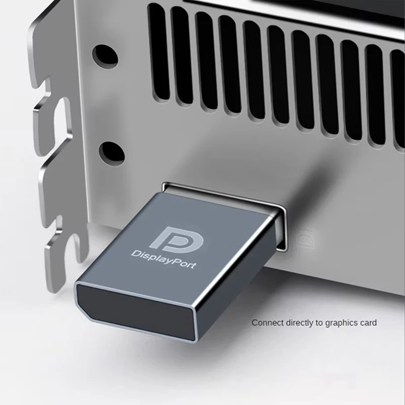 더미 플러그 DP 가상 디스플레이 어댑터, EDID 헤드리스 고스트 에뮬레이터, 그래픽 비디오 카드, 4K DP 디스플레이 포트, 8 개