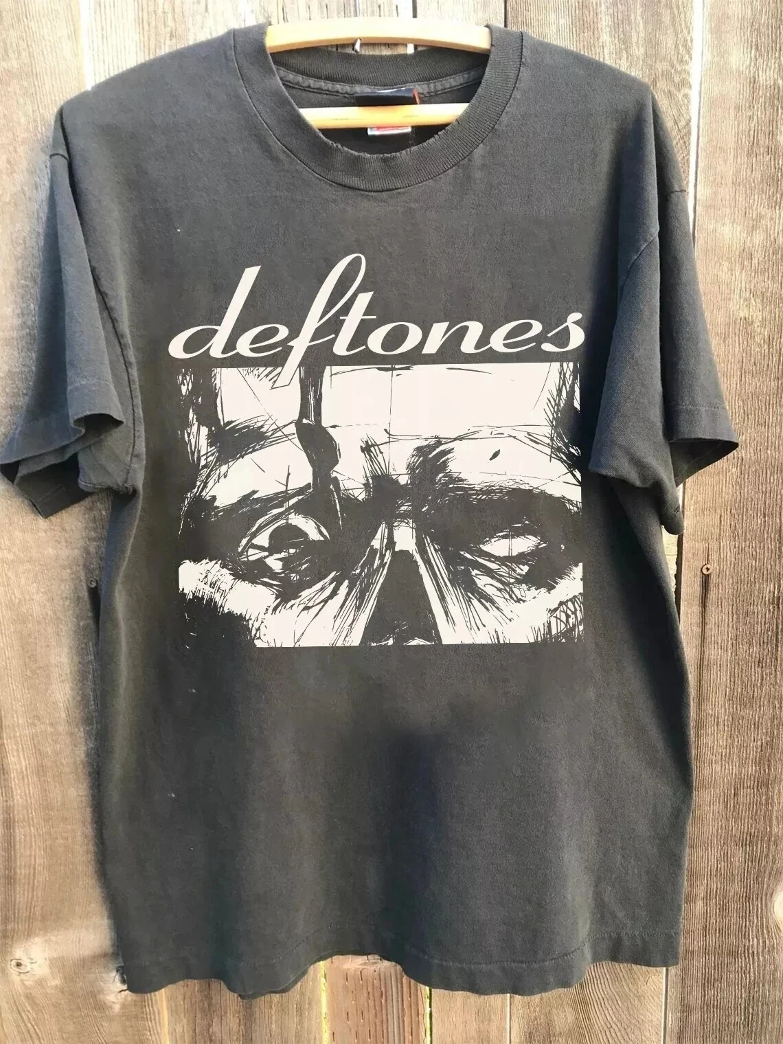 

Plus Size Summer Women's Vintage Deftones T-Shirt Unisex Cotton Breathable Stylish Versatile Street Style Oversized