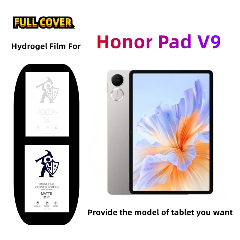 

2pcs Matte Tablets Hydrogel Film For Honor Pad V9 HD Screen Protector For Honor Pad V9 Frosted/Clear Full Cover Protective Film