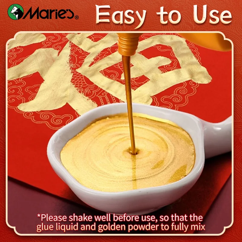 Marie\'s Golden Sumi Ink, 500g/250g/100g High Capacity Traditional Chinese Liquid for Brush Write, Adult, Painting Enthusiasts