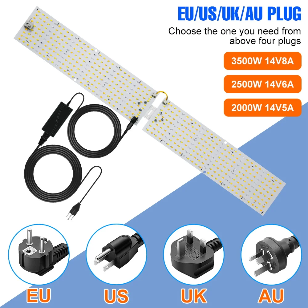 Imagem -03 - Led Cresce a Luz Phytolamp para Plantas Bulbo Espectro Completo Quantum Board Lâmpada de Efeito Estufa Phyto Luz Hidroponia Flor Sementes 3500w