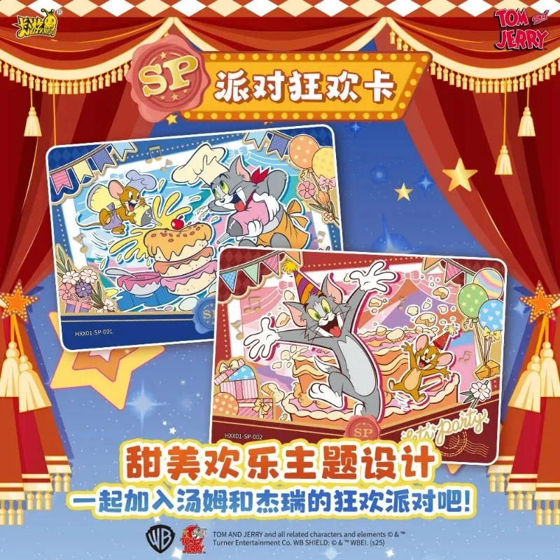 KAYOU 本物のトムとジェニー カードハッピー敵多用途パッククラシックレジェンド SE 漫画アニメ映画コレクションカードおもちゃギフト