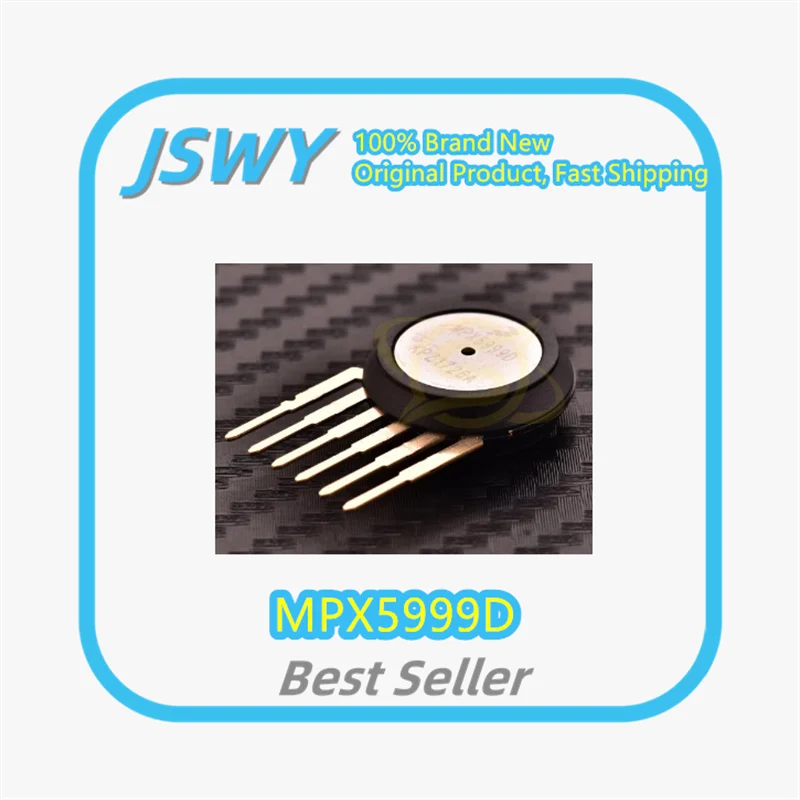 (1/5 Piece) Original Brand New MPX5999D SIP-6 Differential Pressure Sensor 1000kPa High Precision Measurement