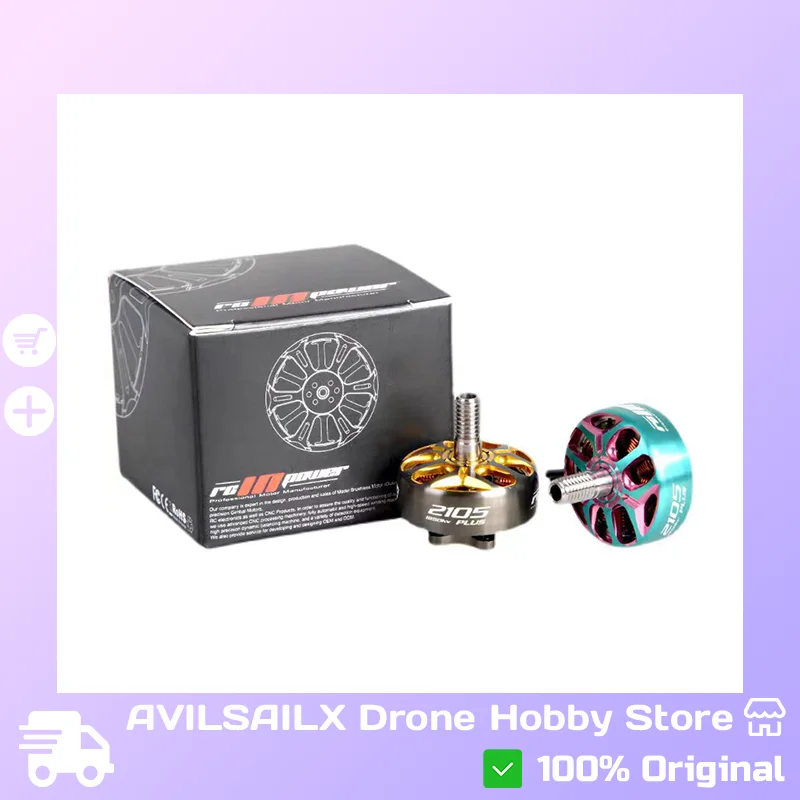 

RCinpower GTS V3 2105 PLUS Brushless Motor 1850KV/2950KV/3600KV for FPV Drone