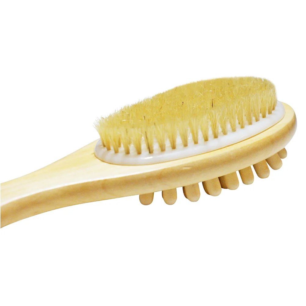

Wooden Bath Brush 37*7.5Cm Natural Bristle Body Massage Exfoliating Tool For Shower Foot Leg Smooth Skin Care Scrub Bristle