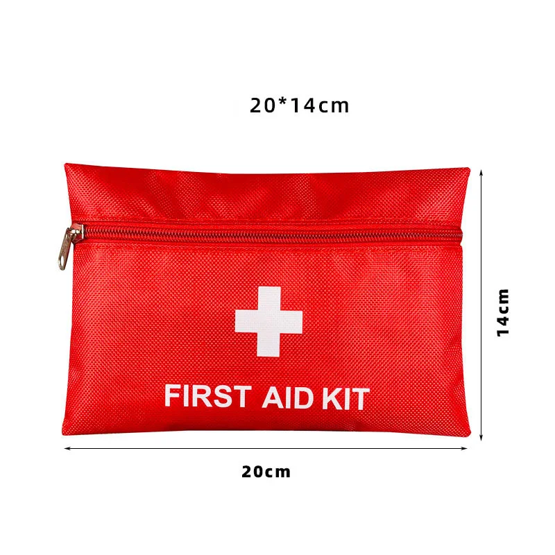 Versátil Emergency First Aid Kit para casa, carro, camping, caminhadas, 2 tamanhos diferentes, equipado com ferramenta essencial de sobrevivência