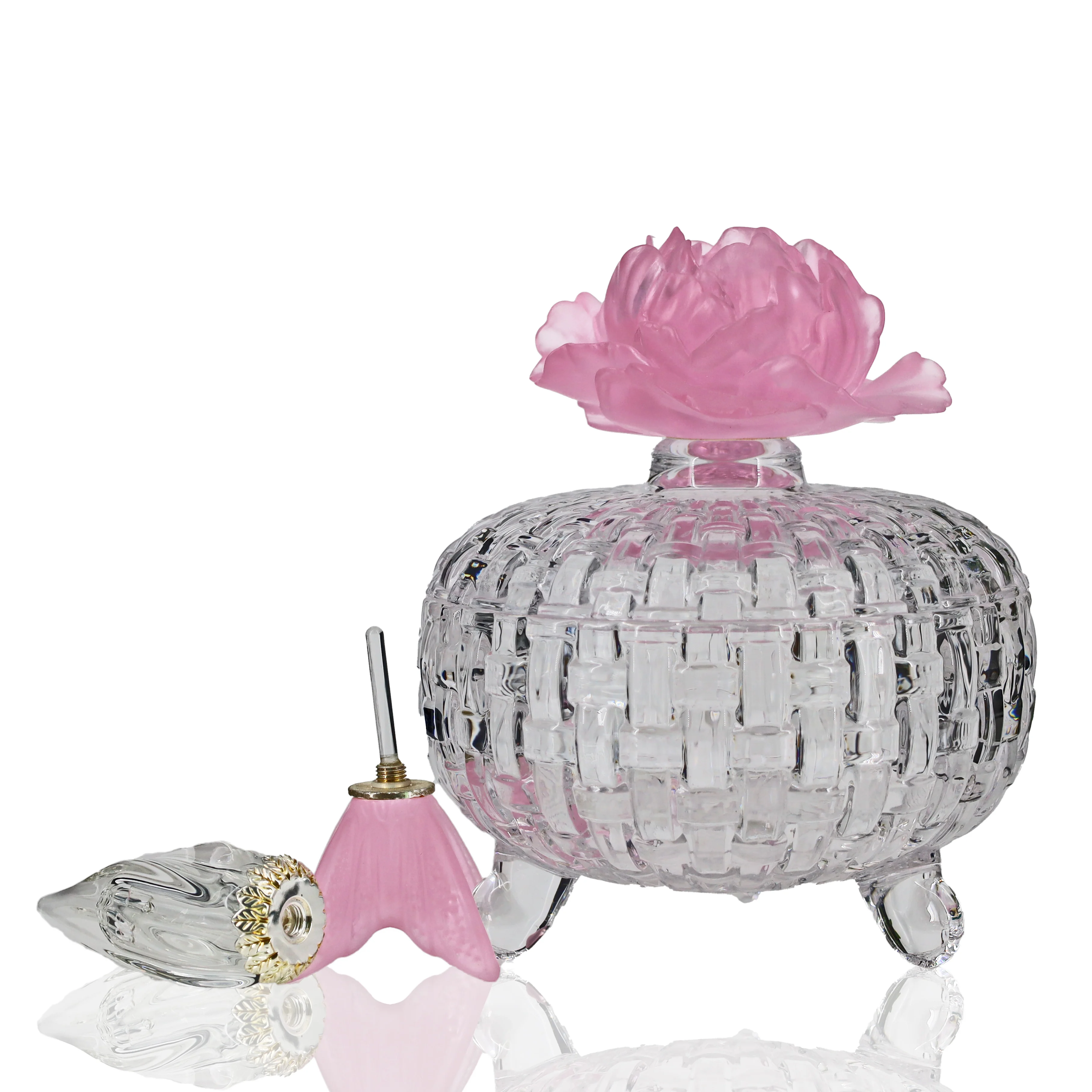 

Original and New Home Decoration Storage With Glass Lid Crystal Jar