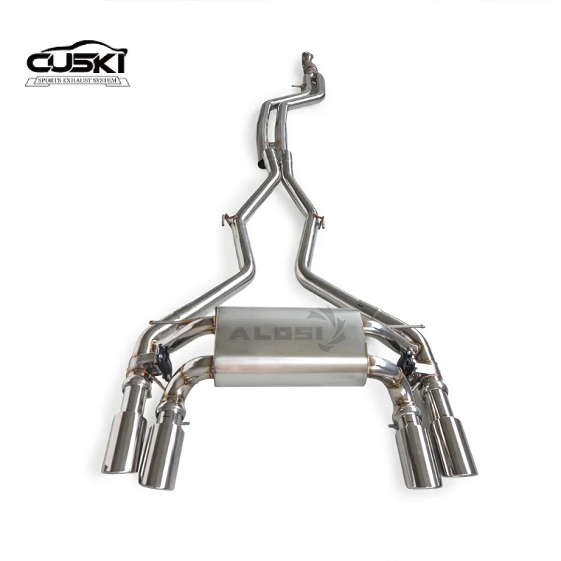 

Подходит для BMW M235i, обновленный диффузор M2 F22 N55 3.0T 2014-2011, задняя выхлопная система, компоненты выхлопной системы