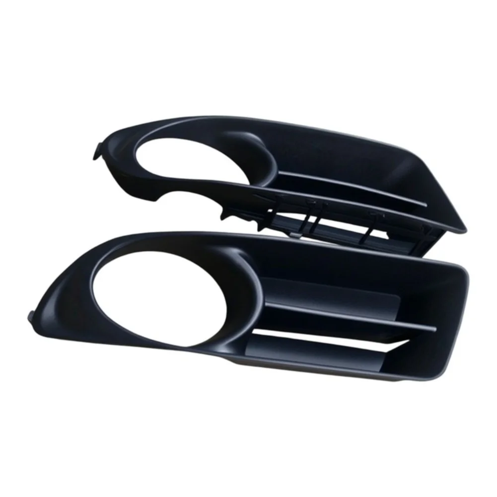 Front Fog Light Grille Trim Cover for Toyota For Corolla European Model Years 2004 to 2007 Black ABS Direct Replacement