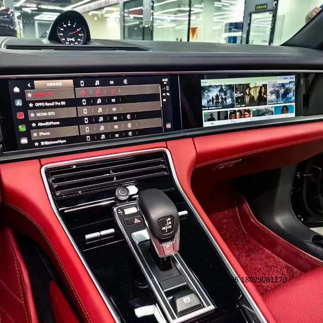 

For Porsche 2017-2023 Panamera 971 Modification and Upgrade Passenger Screen, Entertainment Screen, Multimedia Playback