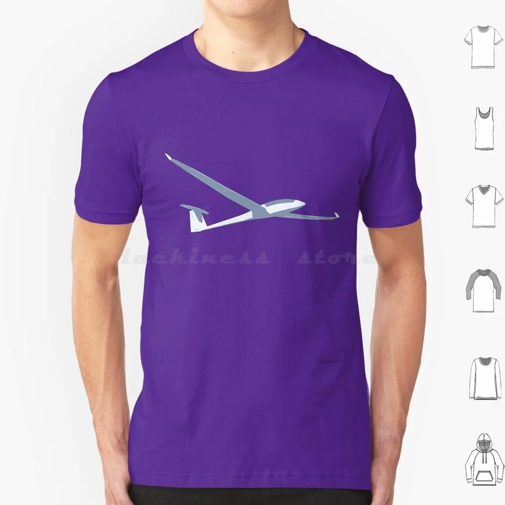 Arcus Zweefvliegtuig T-shirt Big Size 100% Katoen Arcus Zweefvliegtuig Arcus Zweefvliegtuig Schempp Schempp Hirth Hirth Zweefvliegen Glider Pilot Piloot