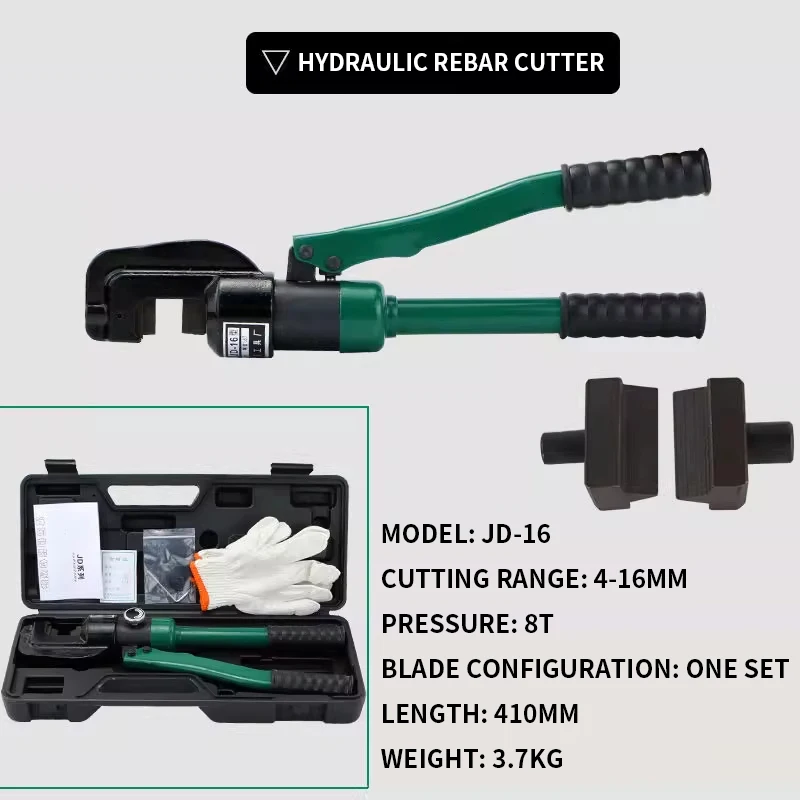 Portable Rebar Shear Manual Hydraulic Cutter Efficient Steel Bar Cutting For Construction Sites