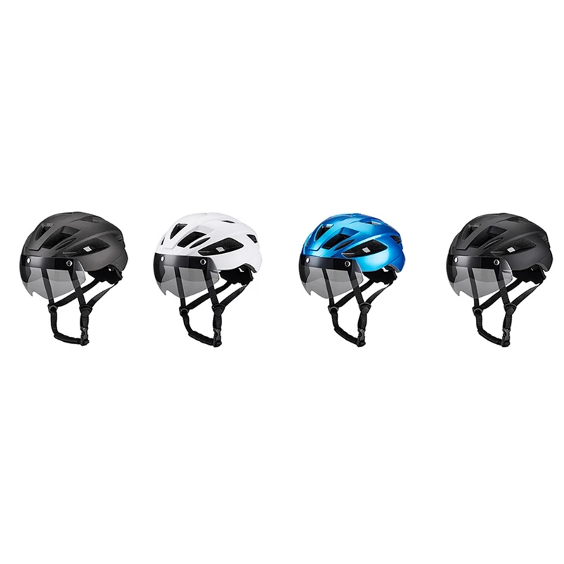 Adult Bike Helmet, Light Microshell, Men Women, Fit Adjustment Suggested With Windscreen Fit57-62Cm For Cycling