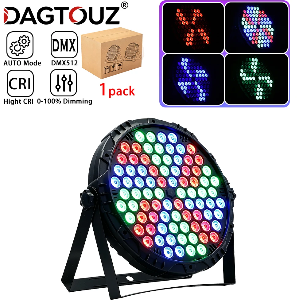 dagtouz-84-led-rgbステージライト-ディスコライト-音声起動-dmx512-パーライト-パーティー-バー-クラブ-ディスコ-結婚式-ステージショー-雰囲気演出用