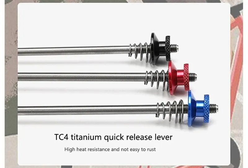 ENLEE Titan Ti Spieß QR Fahrrad Schnellspanner Hebel MTB Fahrrad Radfahren Nabe Rennrad Schnellspanner MTB Teile – Detail 5