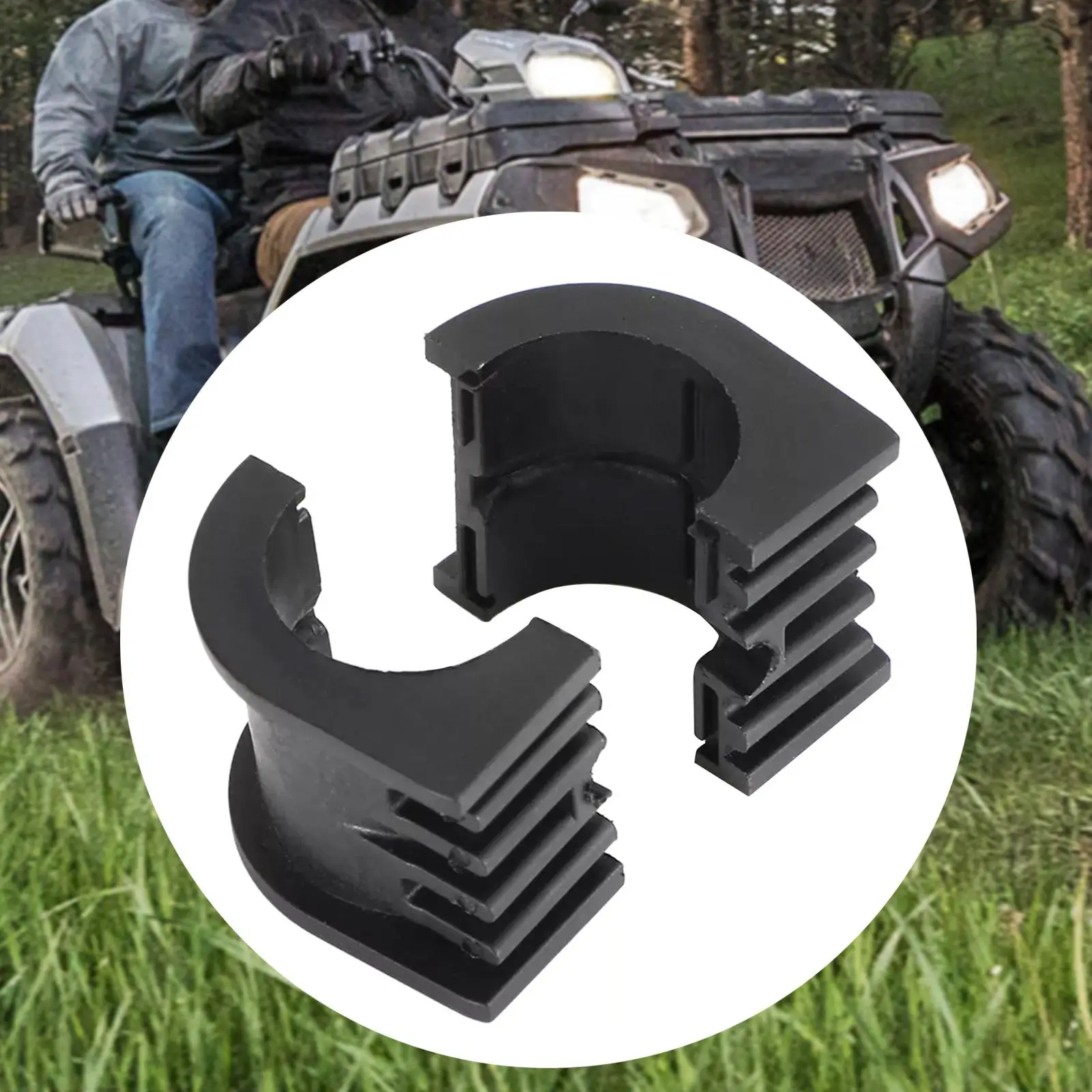 

2Pcs Upper Steering Stem Bushings 5433866 Practical Convenient Easy to Use Parts 5438903 Replace for Polaris Sportsman 400