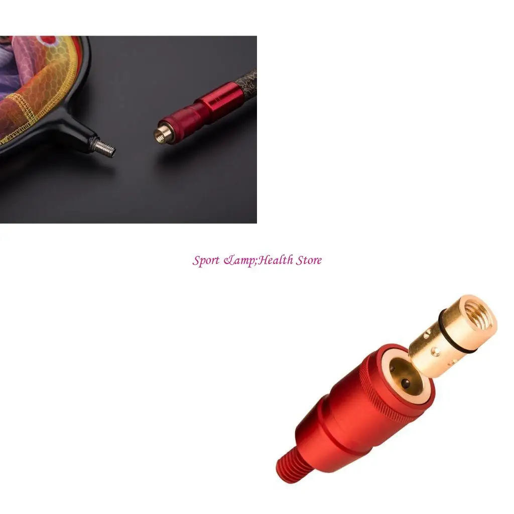 1pc سبيكة الألومنيوم موصل صيد صيد موصل صيد 8 ملم مسامير إطلاق سريع لشبكة محول الرأس خفيفة الوزن