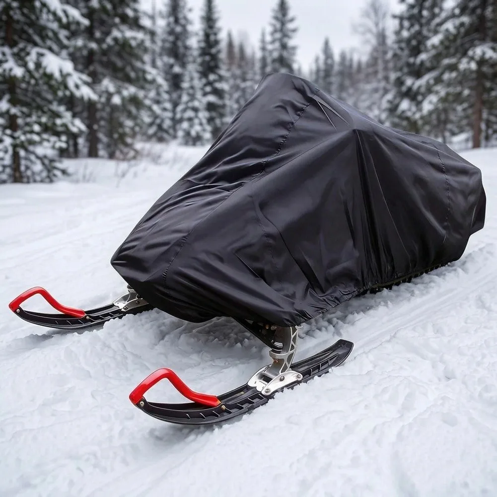 Waterproof Sled Shield Snowmobile Cover Harsh Weather Protection Reinforced Stitching Full Elastic Hem For Snowmobile Transport
