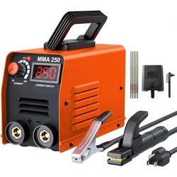 Small Household Welding Machine 250 Amp 110V Mini LED Display Digital Inverter IGBT Welding Machine,MMA arc Welder Machine DC