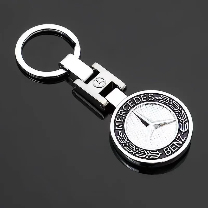 3D Metal Car Keychain Keyring Key Holder For Mercedes benz AMG C E S GLE CLC Class W204 W203 W205 W124 W221 W213 W212 W168 C180