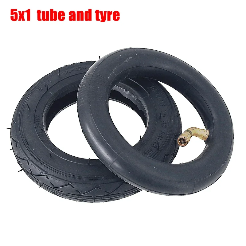 

5x1 Inner Tube Outer Tyre 5X1 Pneumatic Tire With Inner Tube Electric Vehicle 5 Inch Pneumatic Wheel Gocart Caster