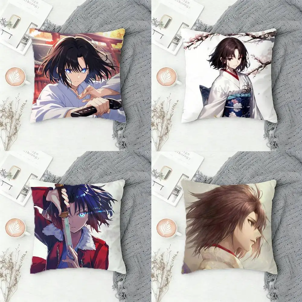 

T-The Garden of Sinners Double-sided Printed Square Decorative Cushion Cover for Sofa Living Room Home Decor