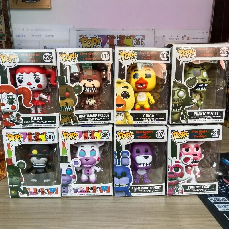 

Funko Pop Teddy Bear Series Anime Toys Figures Trendy Toys Desktop Ornaments Boys Birthday Gifts Christmas Gifts