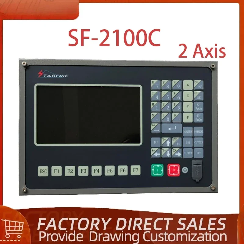 CNC Plasma Controller Kit SF-2100C 2 Axis+F1621 Torch Height Control+ JYKB-100-T3 Lifer for CNC Parts cnc Controller Board