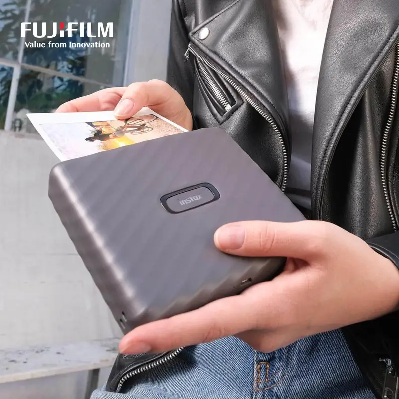 طابعة Fujifilm Instax Link Wide أصلية تصوير فوري طابعة هاتف محمول وأفلام Instax حافة بيضاء فيلم عريض ورق صور - 3