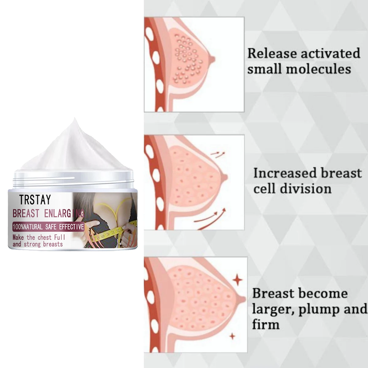 Beauty Cream Quick Breast Lifting Breast Firming and Sculpting Cream Breast Care Massage Cream