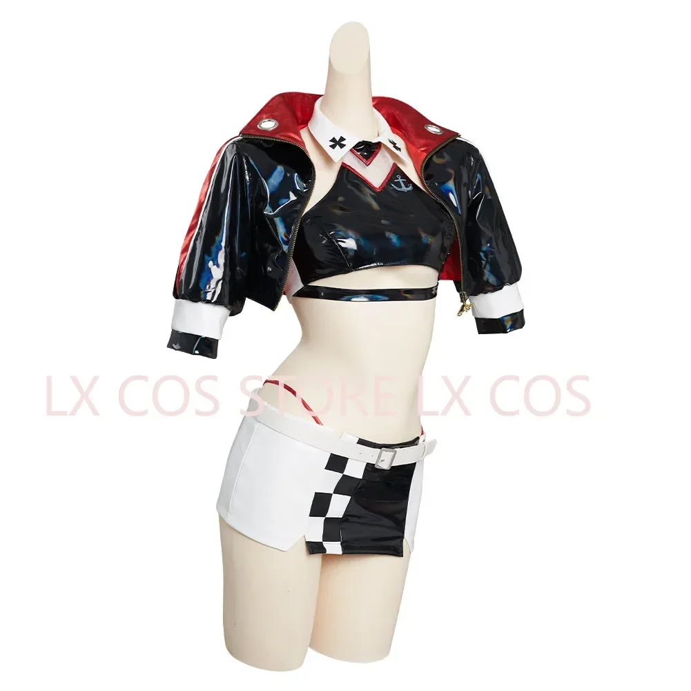 Anime Azur Lane -Prinz Eugen Cosplay Costume Racing Outfits Halloween Carnival Suit Wig For Women Girls Sexy Clothes