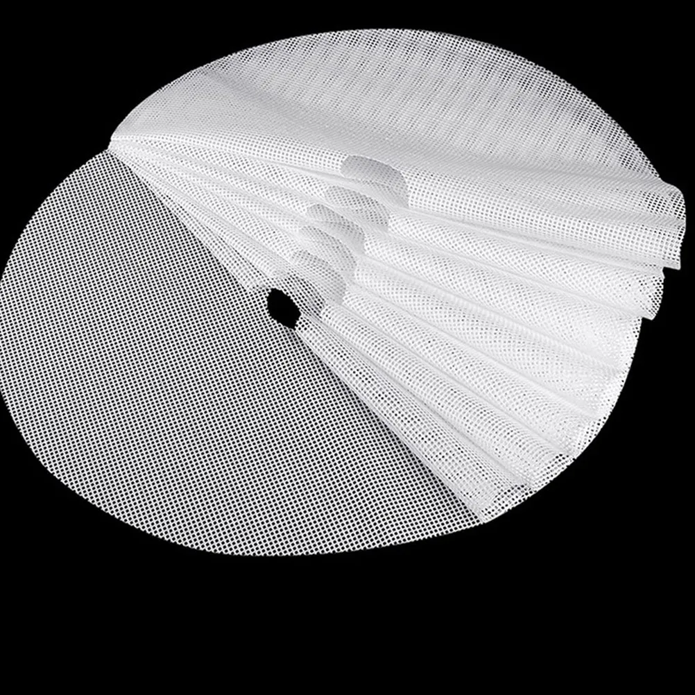10Pcs Round Silicone Dehydrator Mats Heavy Duty Food Dryer Liner for Fruit Dehydrator Jerky Maker Vegetable Drying High Heat