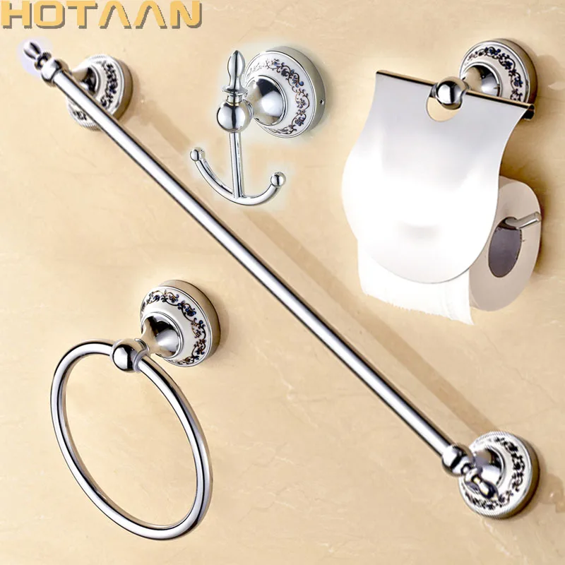 .,Stainless Steel + ceramic Bathroom Accessories Set,Robe hook,Paper Holder,Towel Bar,Towel ring,bathroom sets,