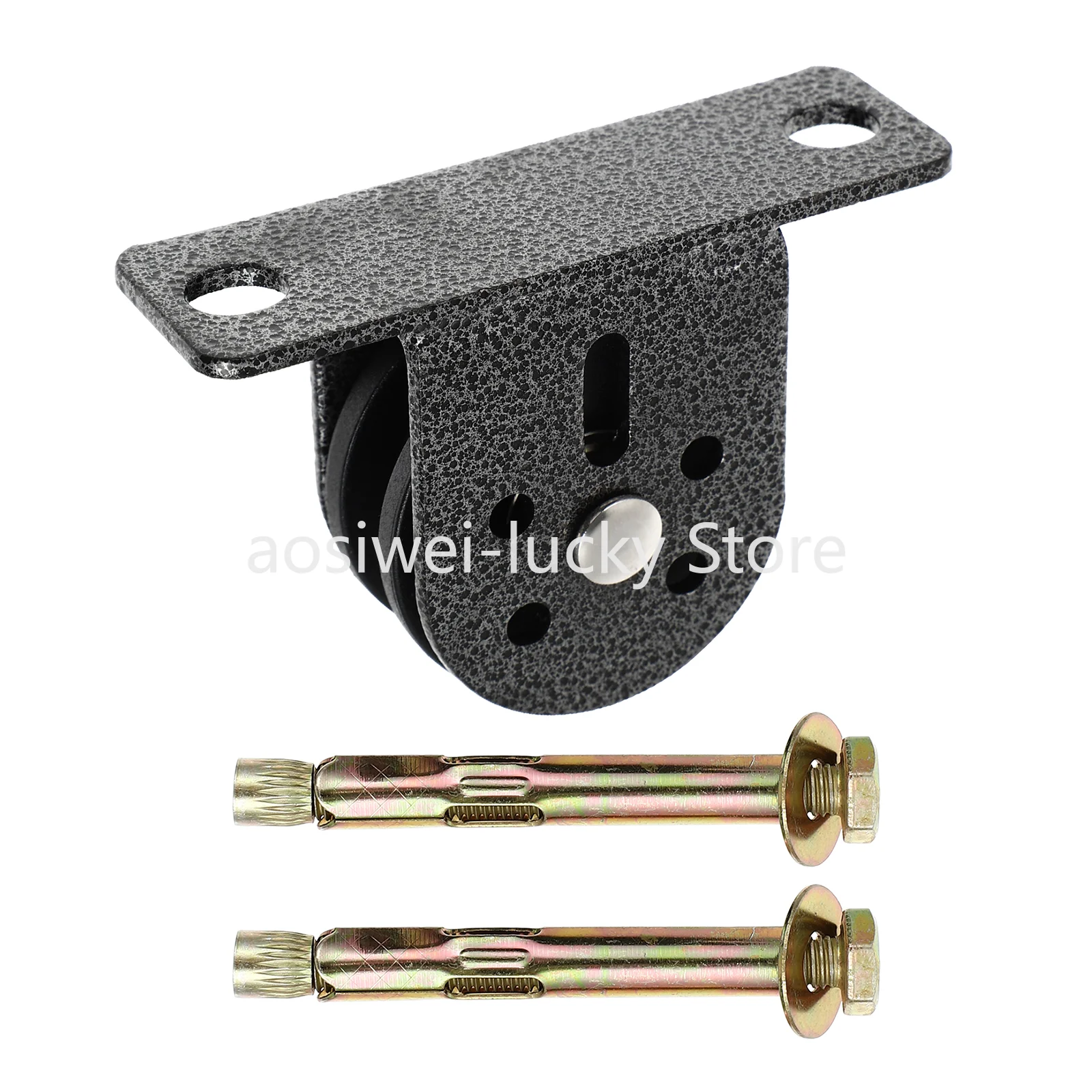 多目的ミュート固定プーリーフィットネス機器コンパクトサイズ壁取り付けさまざまな角度ホームジム使用スチールケーブルプーリー