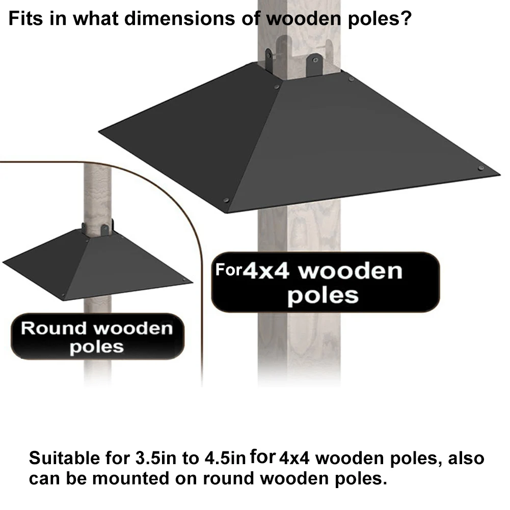 Designed to Fit Commonly Used Sizes of Wood Poles This Sturdy Baffle Provides Unmatched Protection from Rodents