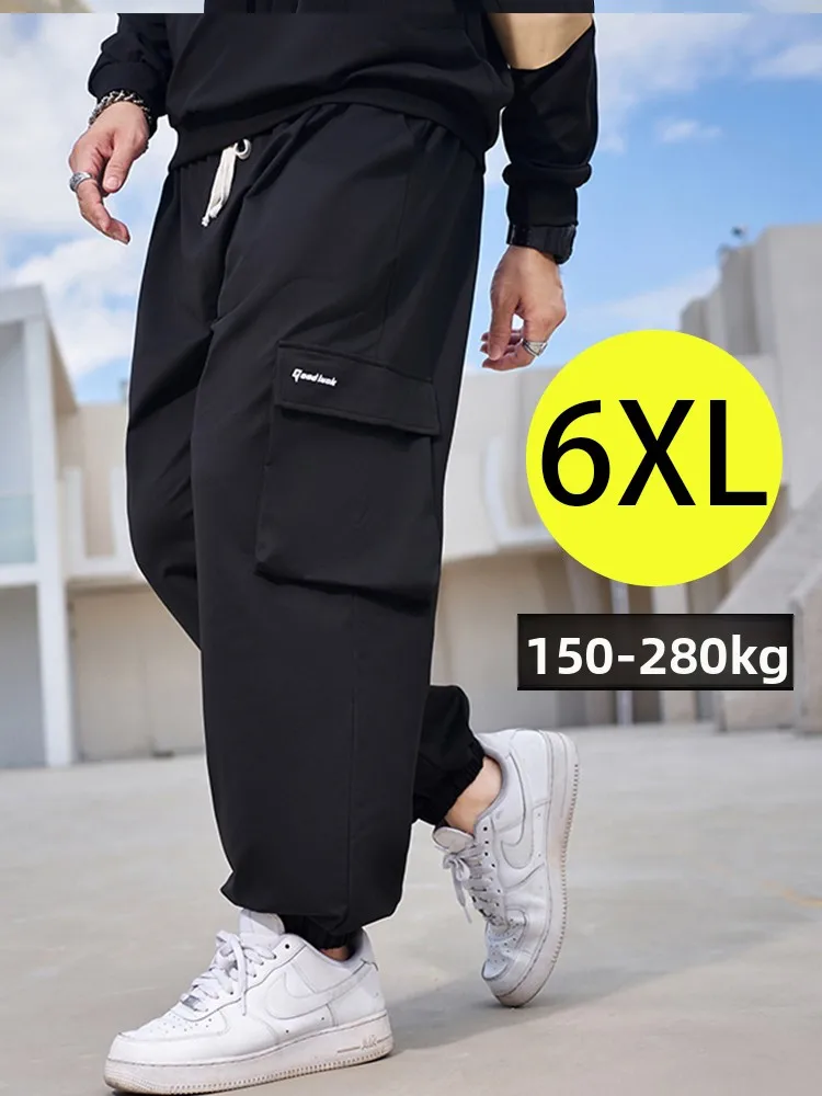 

Мужские свободные спортивные рабочие брюки Bla, осенний сезон, большие размеры, модные функциональные брюки с несколькими карманами, повседневные удобные брюки
