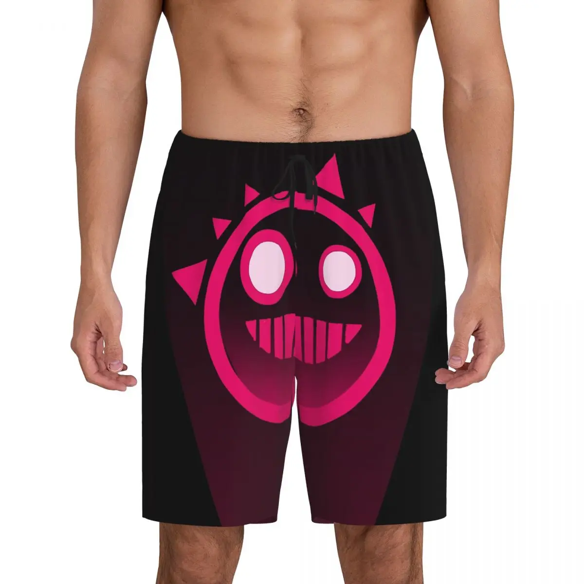 

Custom Just Shapes And Beats Blixer Short Pajama Pants Men Sleepwear Sleep Lounge Bottom Shorts Sleeping Pants