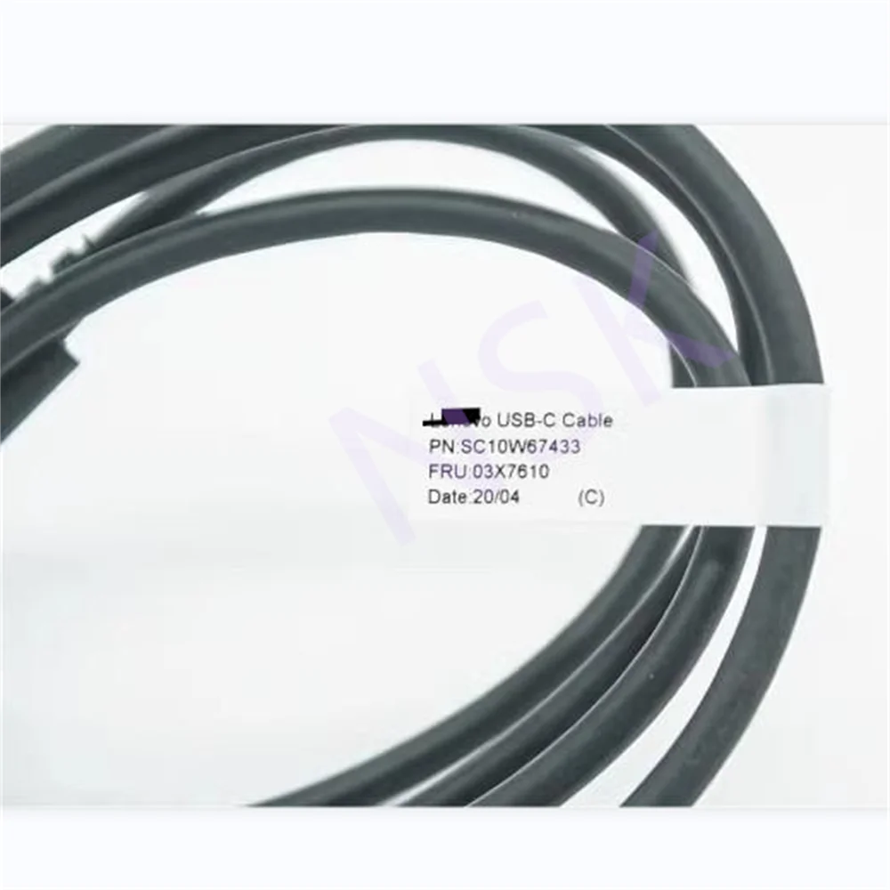 Imagem -02 - Fio de Relâmpago Original para Lenovo Tipoc Adequado para x1 T58 X390 T14s p1 T490 X1e 100 de Teste ok Sc10w67433 03x7610 3x7610