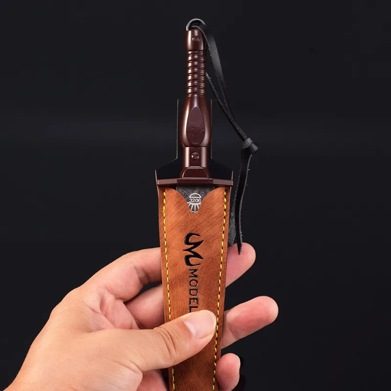 22 سنتيمتر دمشق الصلب السيف لعبة الطرفية التقليد القديم الباردة سلاح السيف تقطيعه كاتانا شفرة ملحقاتها هدية لعبة جمع