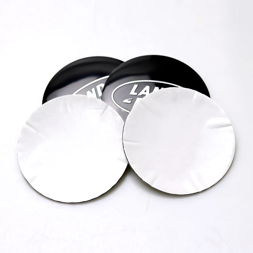 4PCS Car Styling Wheel Hub Center Cap Rim Cover Sticker Decor For Land Rover Discovery 4 Range Rover Freelander 1 2 Velar Evoque