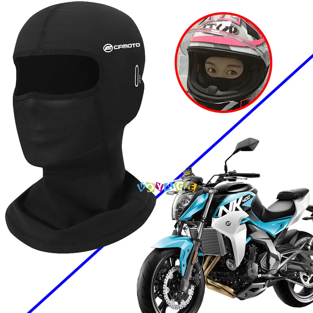 For CFMOTO 250NK 400GT 400NK 450MT 650GT CLX700 800MT Motorcycle Neck Full Face Mask Windproof Dustproof Face Shield Accessories