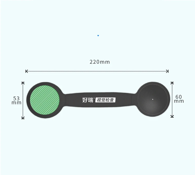 1 Pcs Vision Test Products Mullti-function Red/Green Maddox Occluder Pinhole Handheld Maddox Tester Near Distant Vision